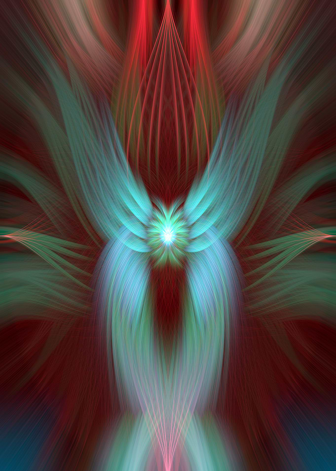 Abstract Fractal Painting