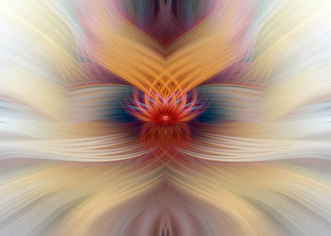 Abstract Fractal Painting