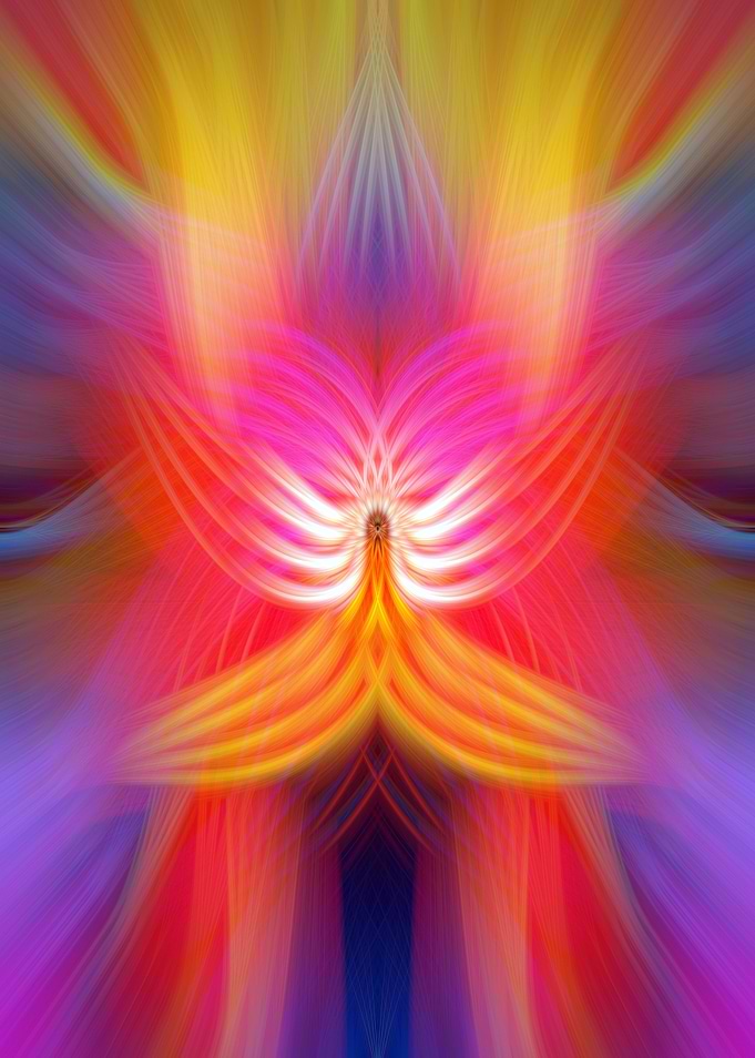Abstract Fractal Painting
