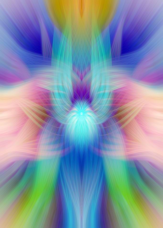Abstract Fractal Painting