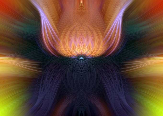 Abstract Fractal Painting