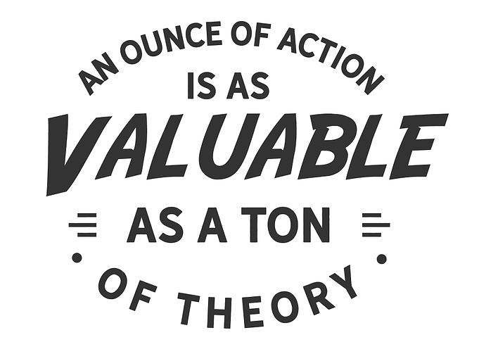 An ounce of action