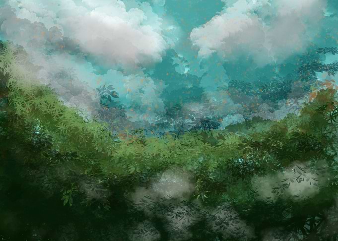 Forest Landscape painting