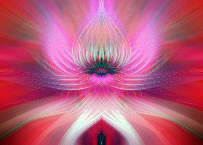 Abstract Fractal Painting