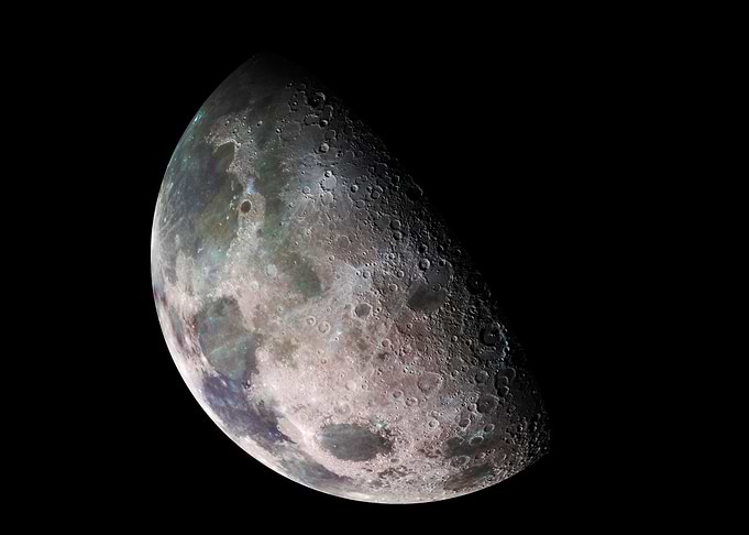 Moon north polar mosaic