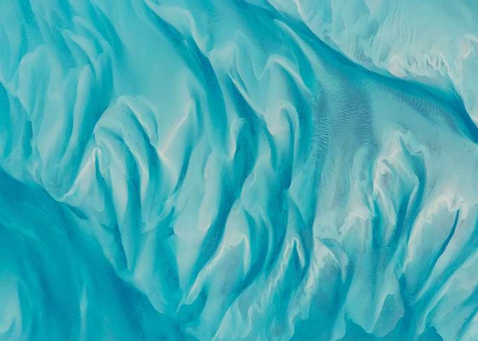 blue water