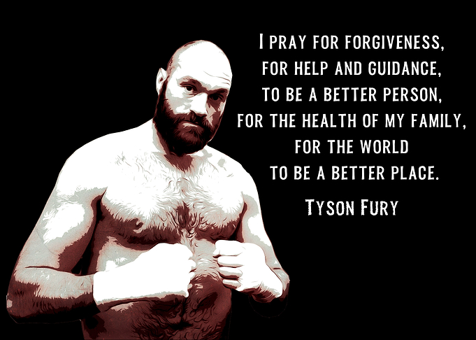 Tyson Fury Quote