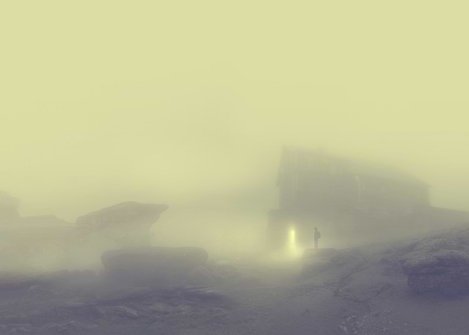 Foggy scenery from Romania