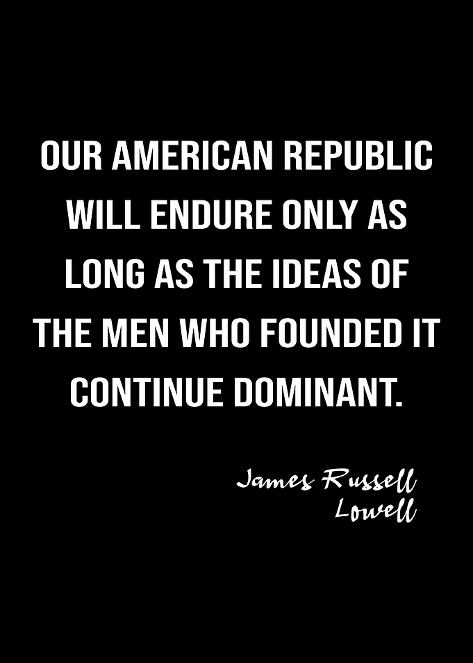 James R Lowell On America