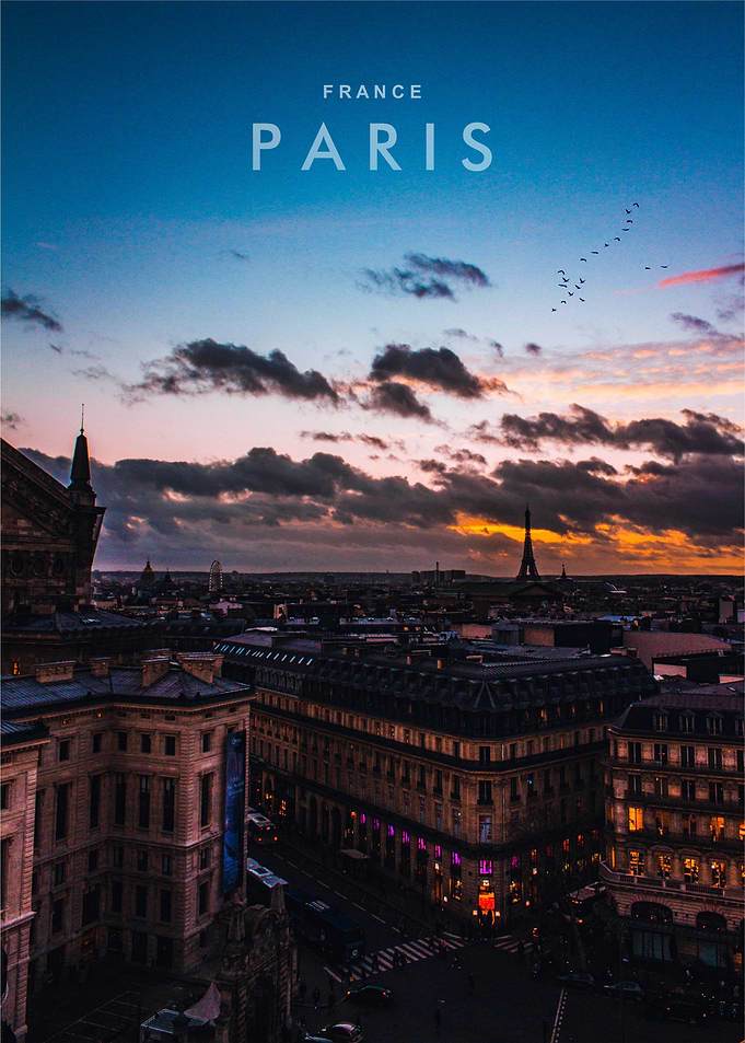 Paris night view
