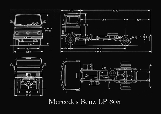 Mercedes Benz LP 608 1965