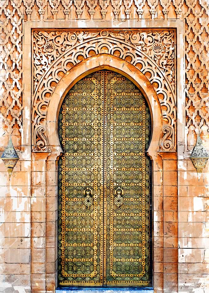 Door Hassan Tower Morocco