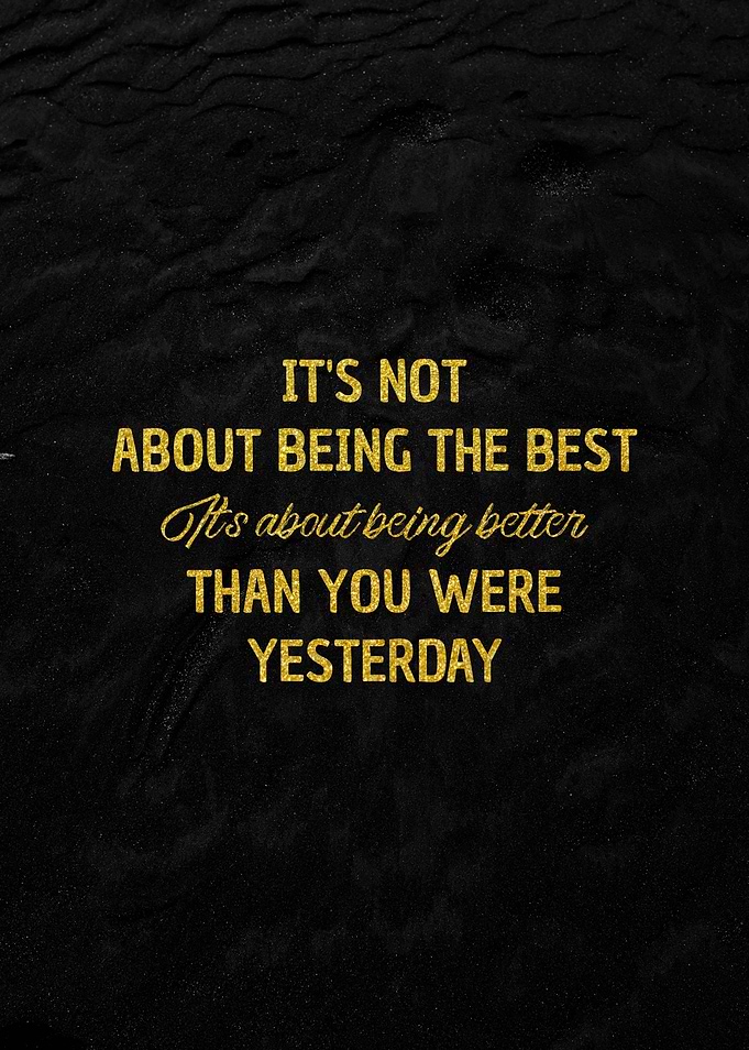 Being best to be better