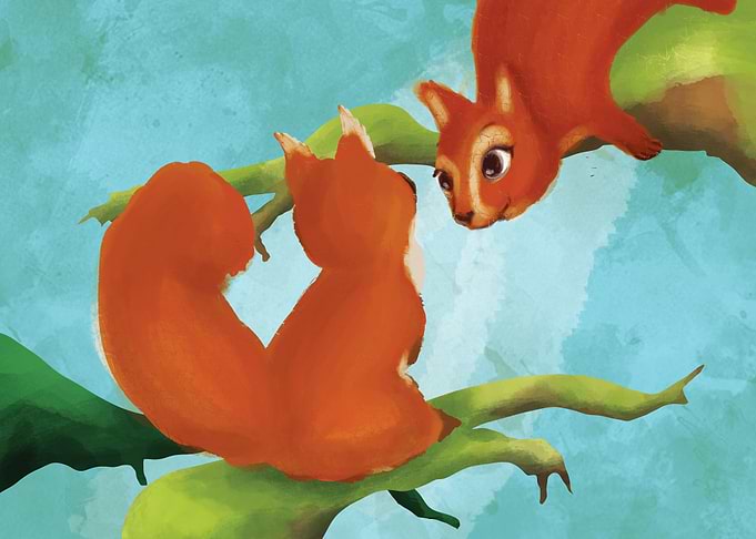 squirrel on a tree