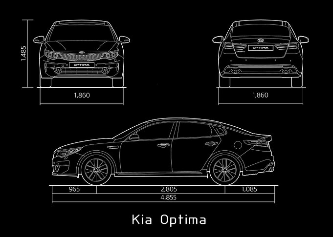 Kia Optima 2017 Blueprint