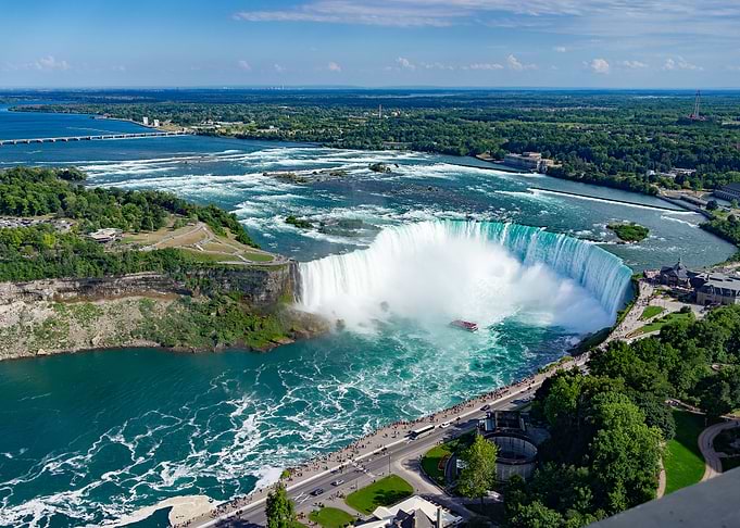 Niagara Falls from the sky