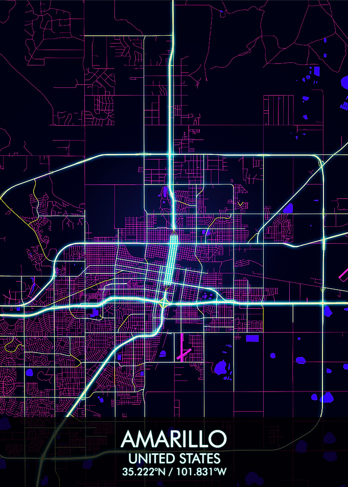 Amarillo Texas Map