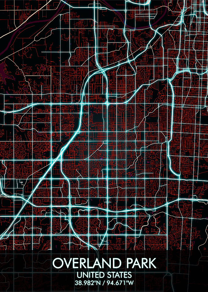 Overland Park Kansas Map
