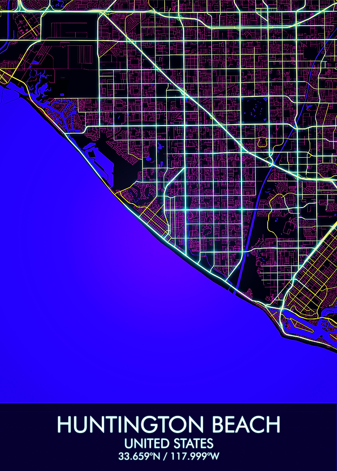 Huntington Beach Map