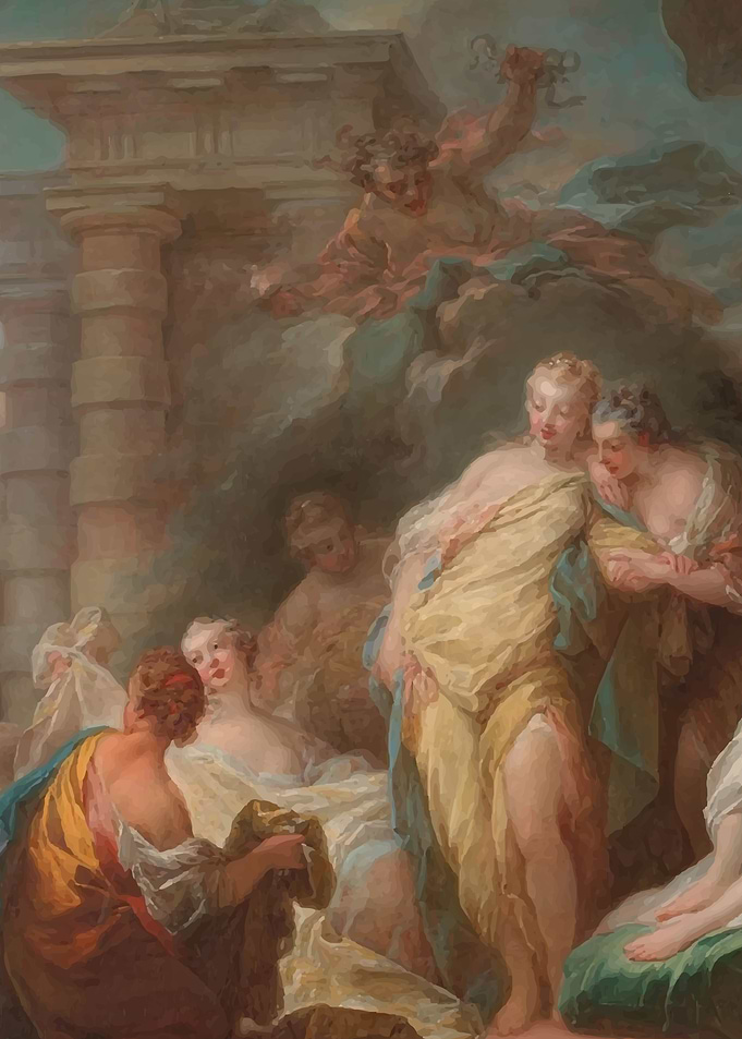 Psyche showing right