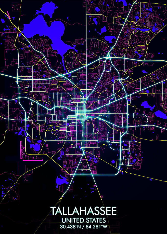 Tallahassee Florida Map