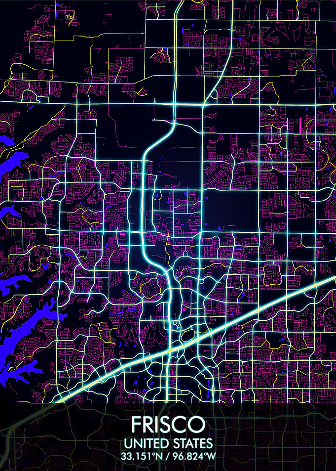 Frisco Texas Map