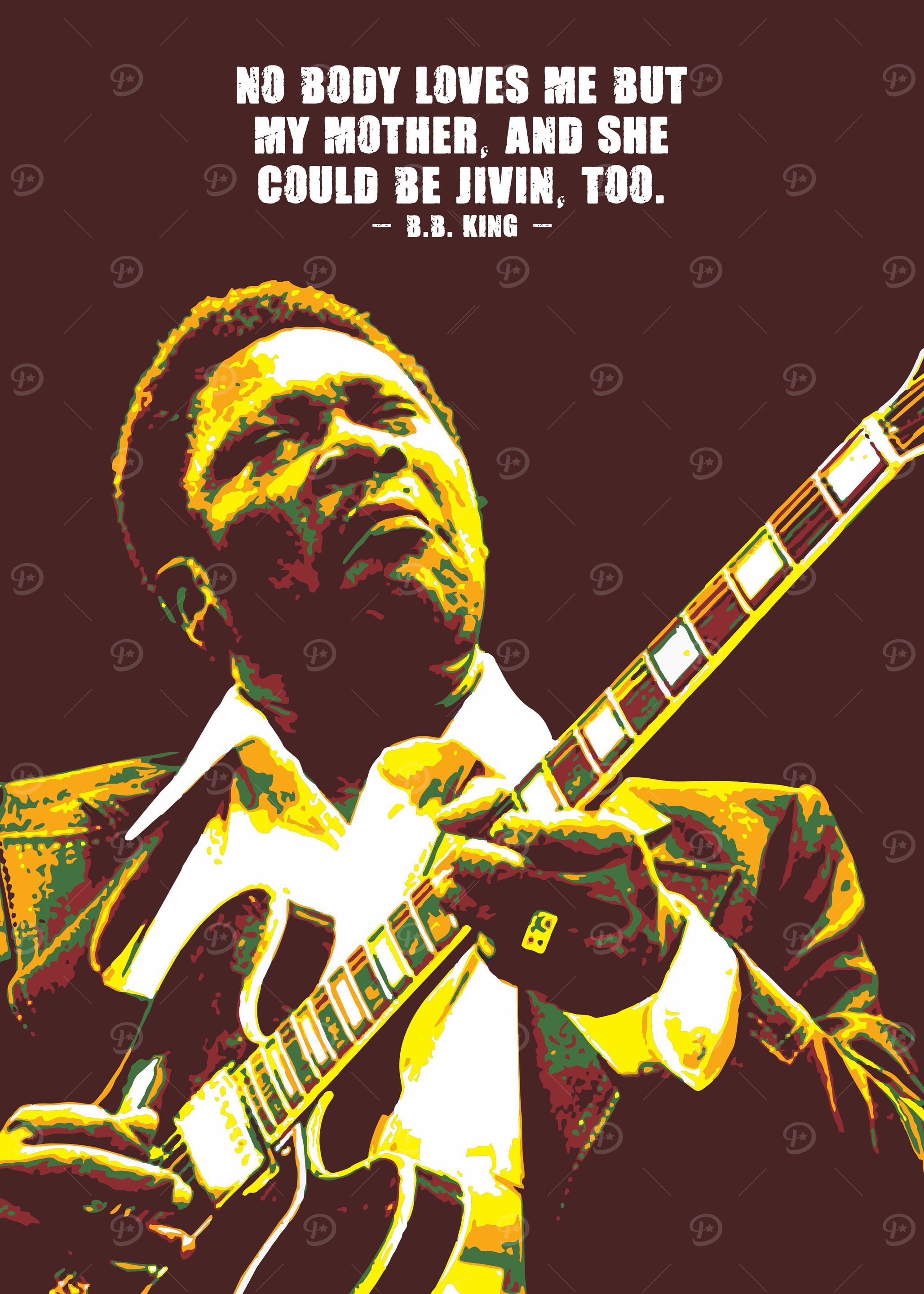 B B King v9 Pop Art