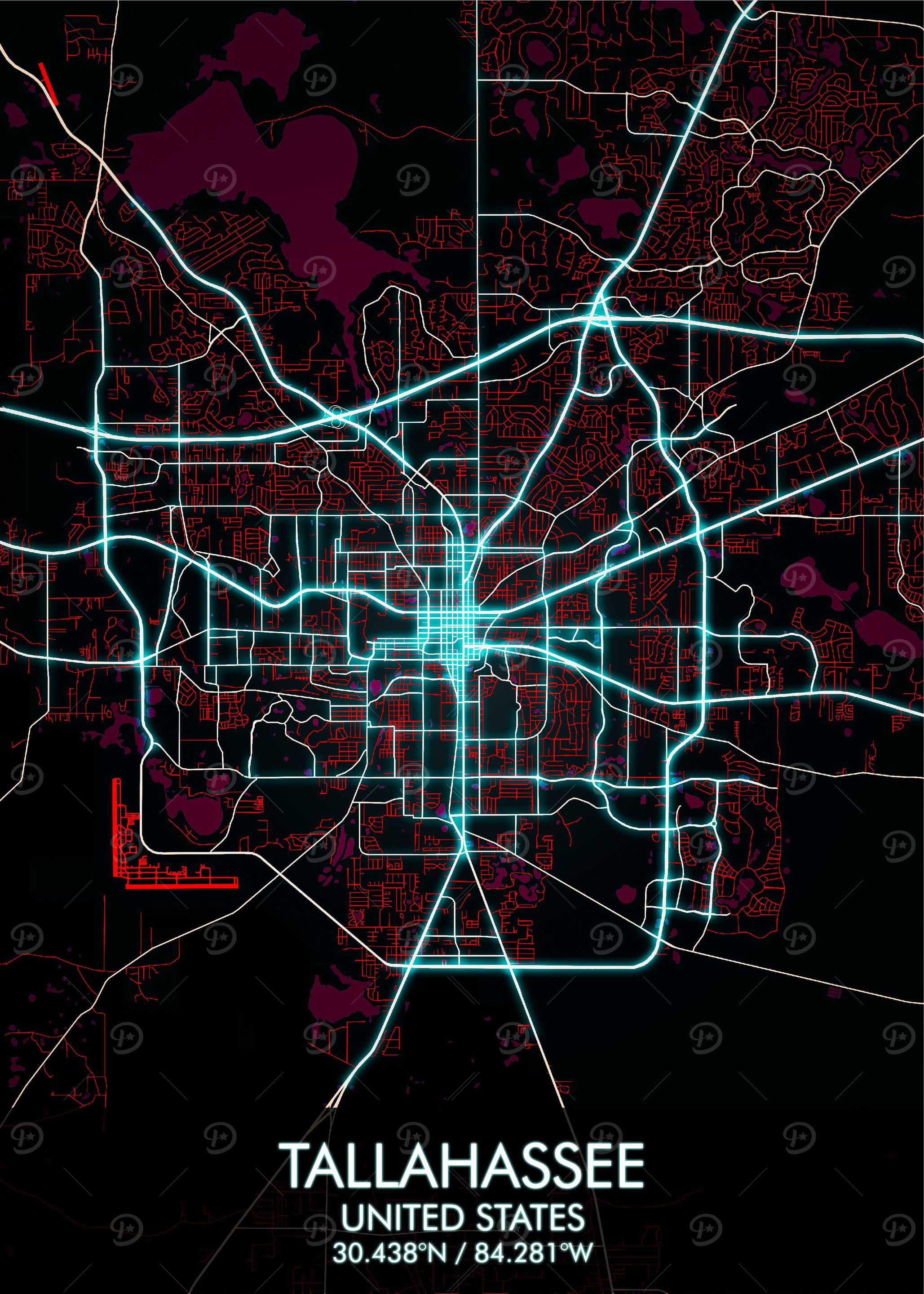 Tallahassee Florida Map