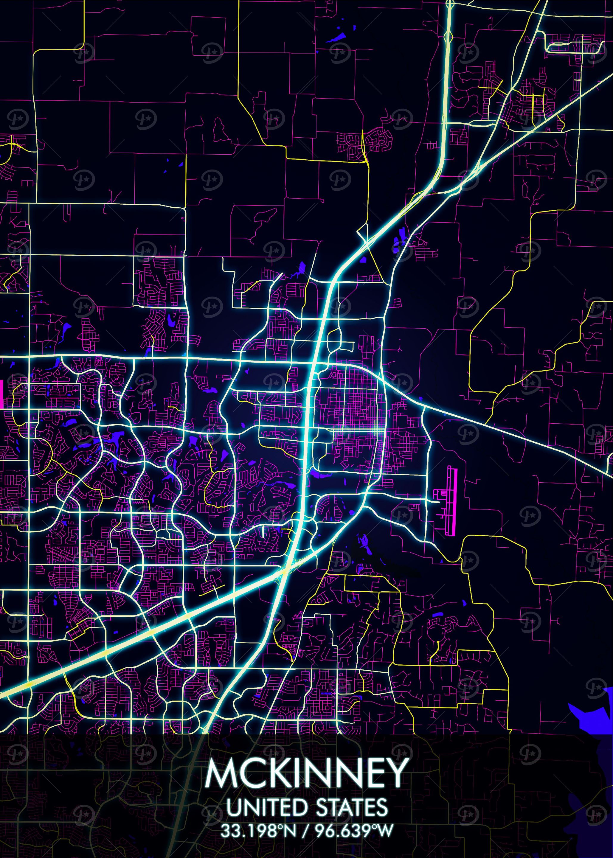 McKinney Texas Map