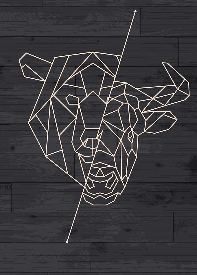 STOCK MARKET BEAR AND BULL