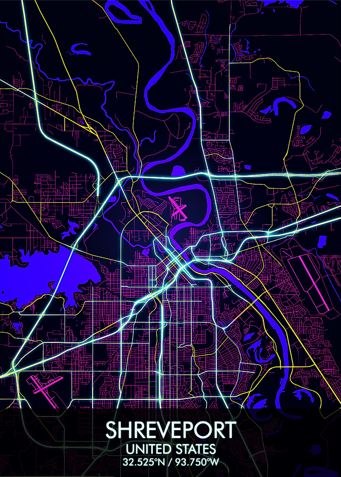 Shreveport Louisiana Map
