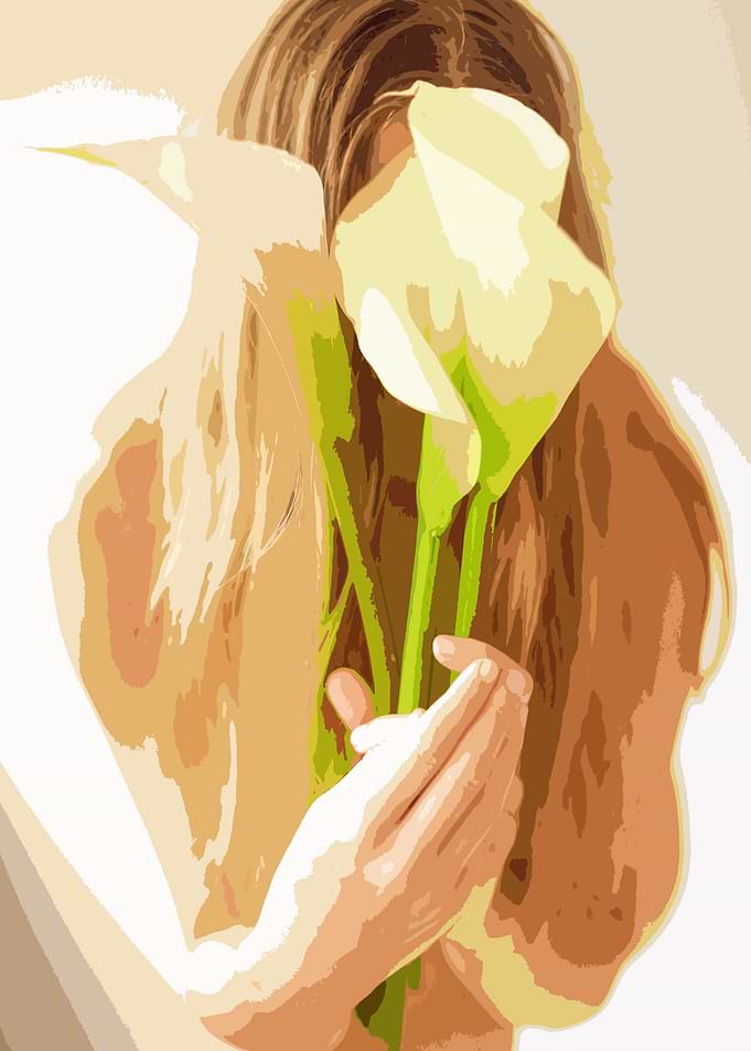 Nude with Lillys