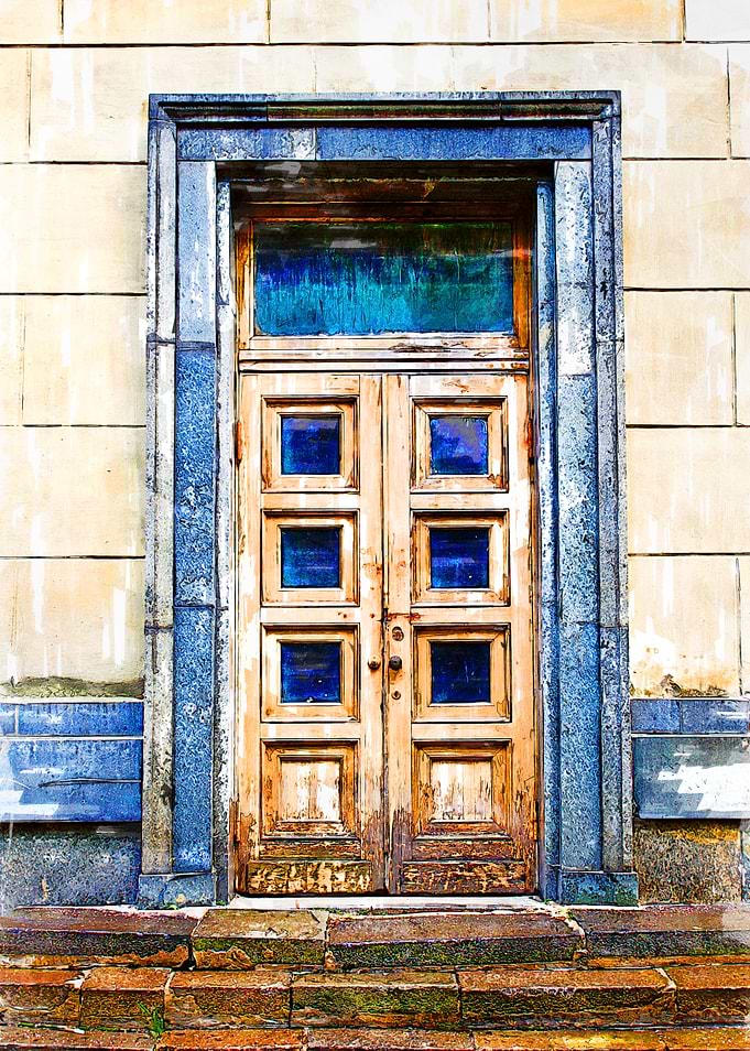 Vintage Old Entrance Door
