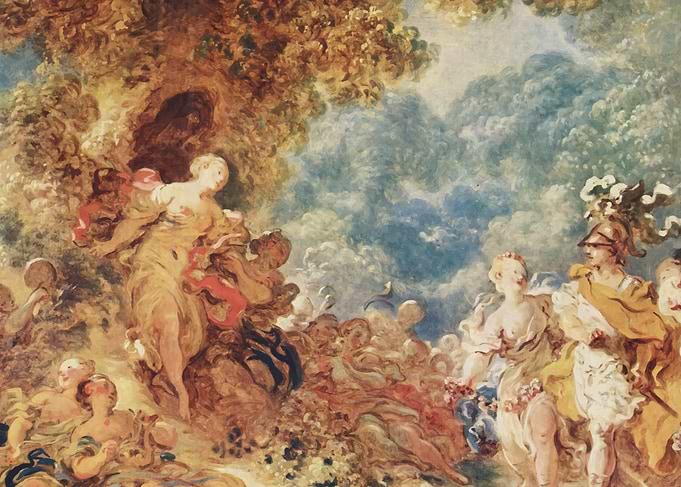 Fragonard in the garden