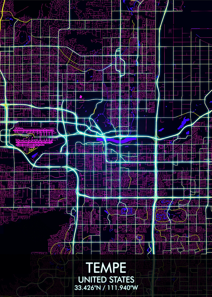 Tempe Arizona Map