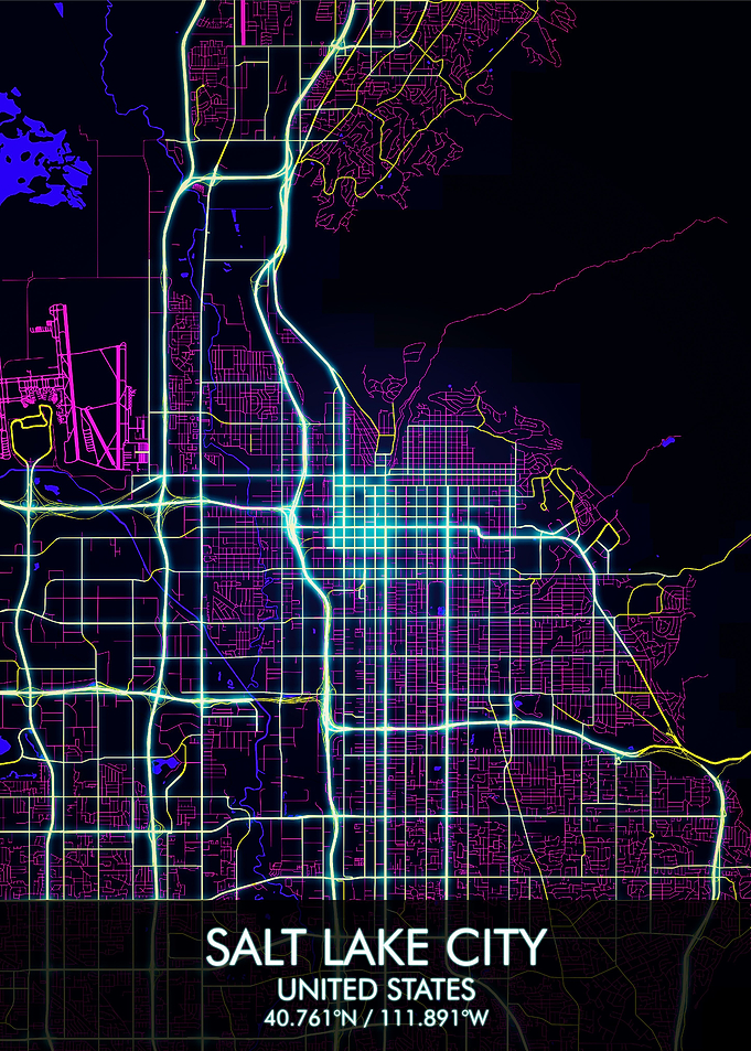 Salt Lake Utah Map