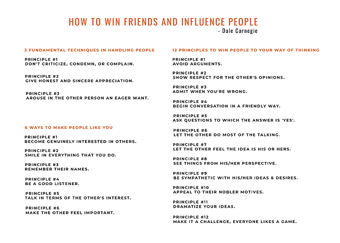 Win Friends and Influence