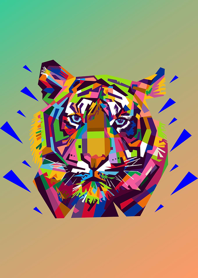 Colorful Tiger