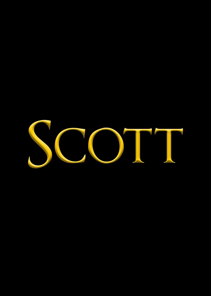 Scott Yellow On Black