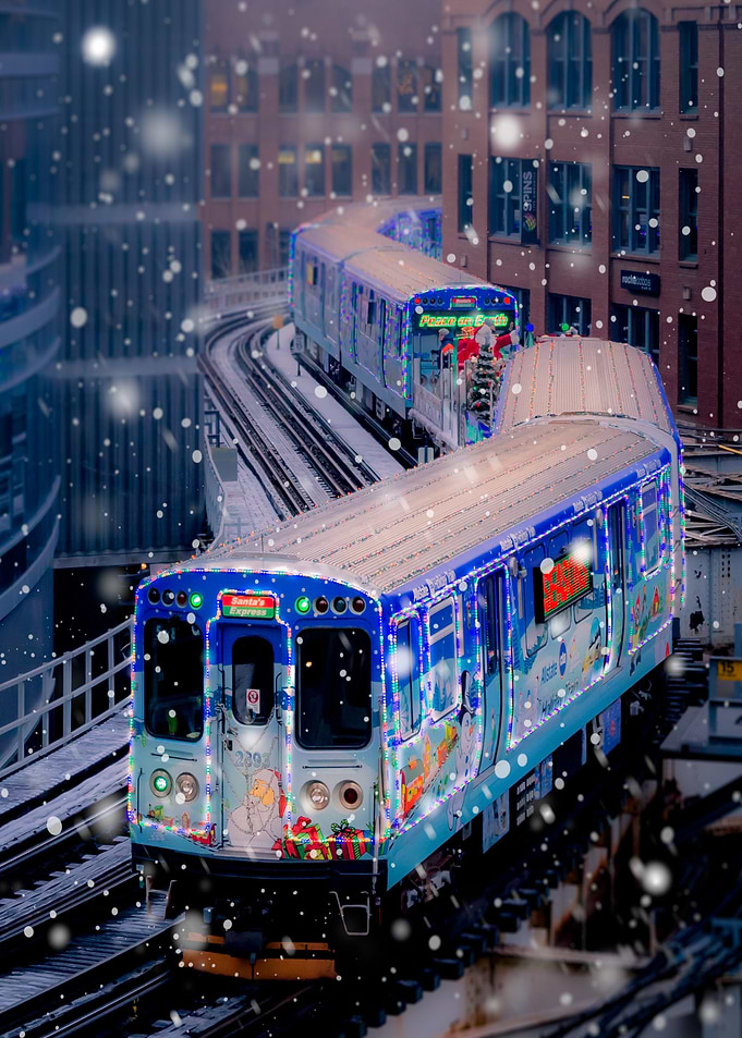 blue train city