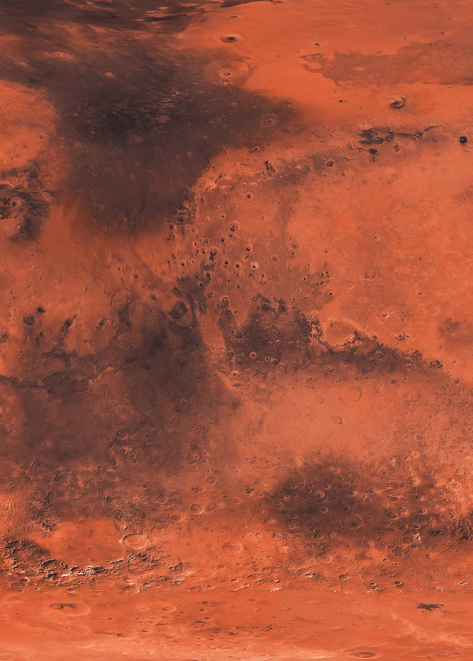 Planet surface Mars