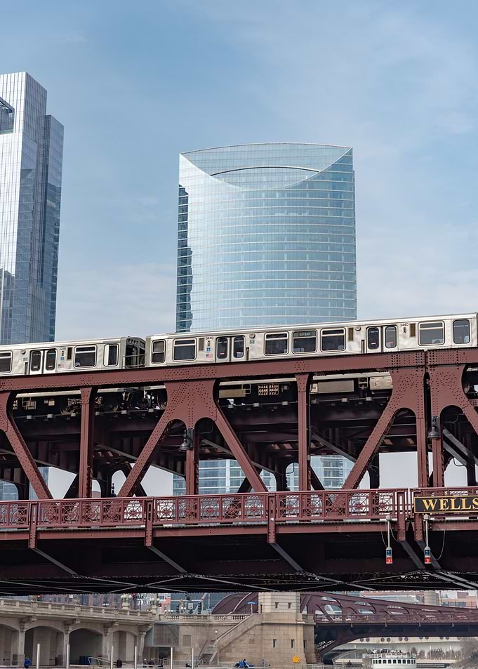 train grey city