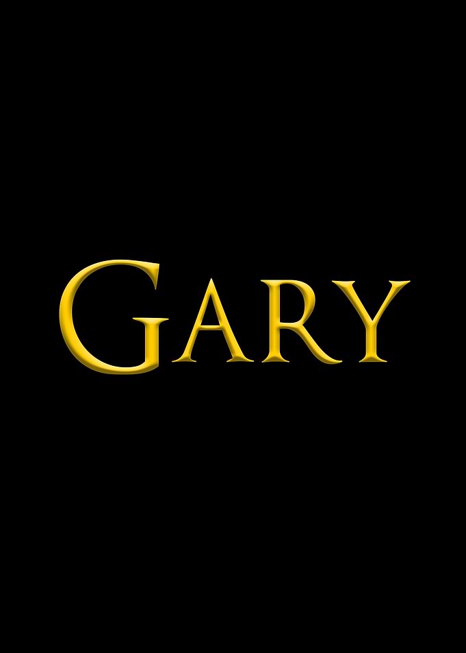 Gary Yellow On Black