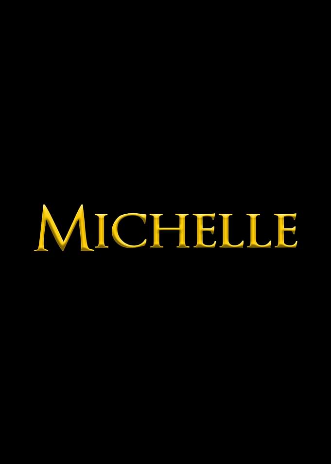 Michelle Yellow On Black