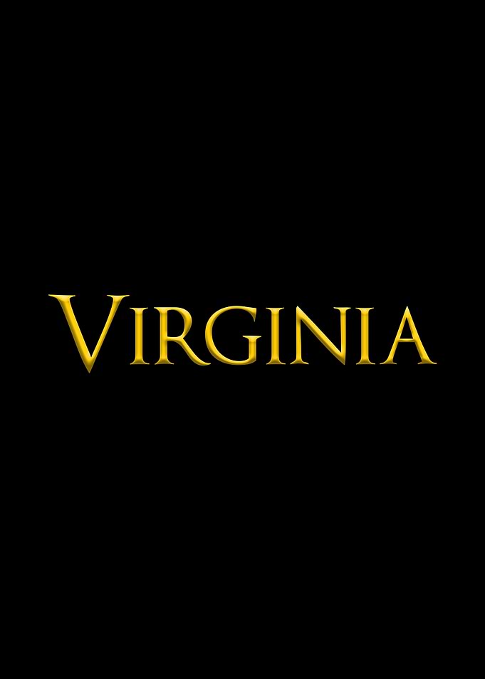 Virginia Yellow On Black
