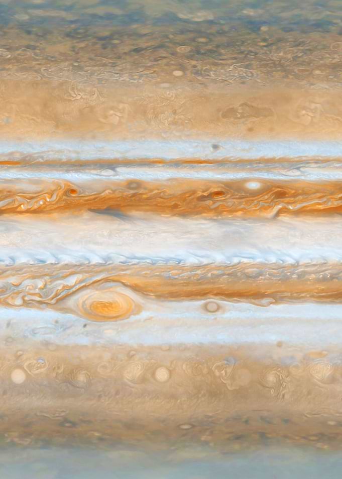 Planet surface Jupiter