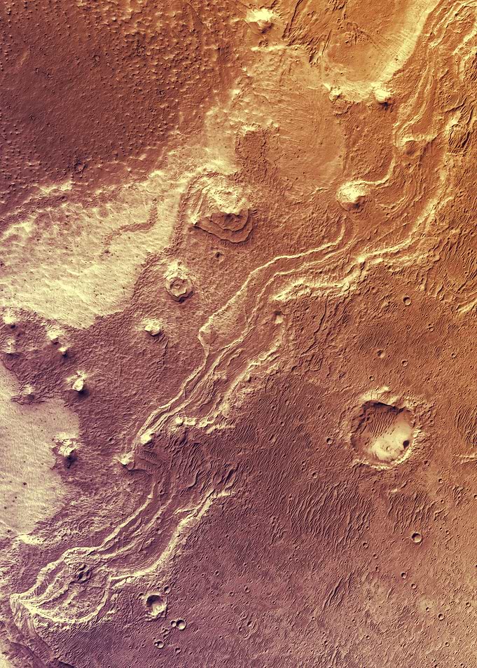 Planet surface Mars
