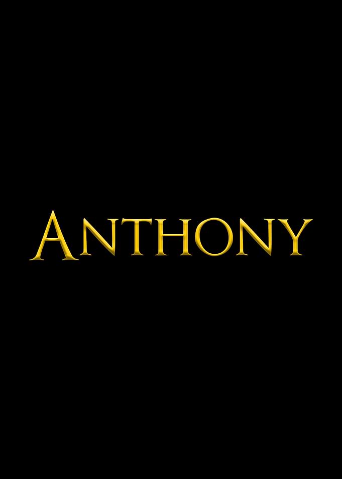 Anthony Yellow On Black