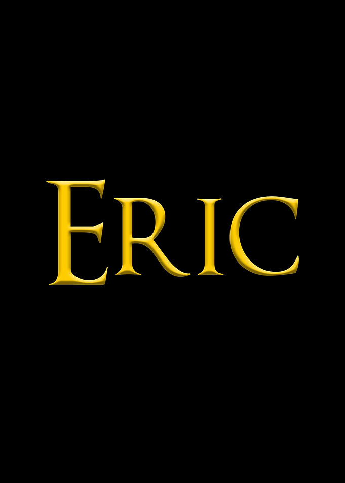 Eric Yellow On Black