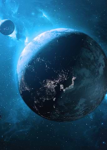 Earth space art